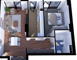 Lakás 2 szobák eladó on Cluj-napoca, Zóna Sopor