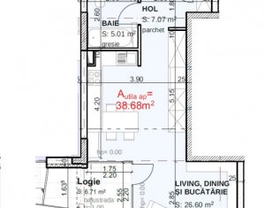 Lakás 1 szobák eladó on Cluj-napoca, Zóna Gheorgheni