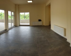 Spatiu comercial 61 mp + 80 mp terasa, parter inalt 