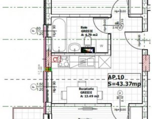Lakás 2 szobák eladó on Cluj-napoca, Zóna Floresti