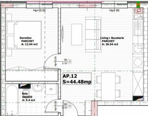 Lakás 2 szobák eladó on Cluj-napoca, Zóna Floresti