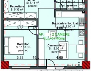 , 58m2 on Cluj-napoca, Zóna Marasti