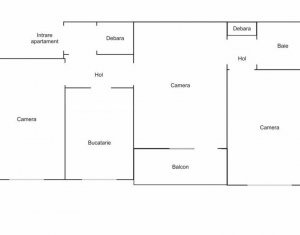 Lakás 3 szobák eladó on Cluj-napoca, Zóna Manastur