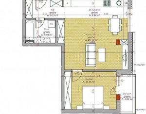 Lakás 2 szobák eladó on Cluj-napoca, Zóna Someseni