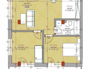 , 62.33m2 on Cluj-napoca, Zóna Someseni