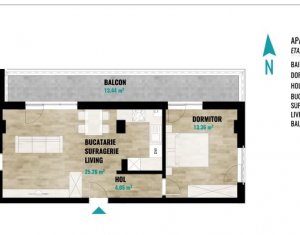 Lakás 2 szobák eladó on Cluj-napoca, Zóna Europa