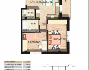 Lakás 3 szobák eladó on Floresti