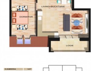 Lakás 2 szobák eladó on Floresti