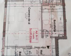 Lakás 1 szobák eladó on Cluj-napoca, Zóna Intre Lacuri