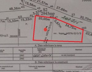 Telek eladó on Cluj-napoca, Zóna Sopor