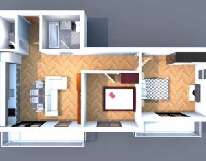 Lakás 3 szobák eladó on Floresti