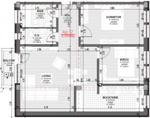 Lakás 3 szobák eladó on Cluj-napoca, Zóna Centru