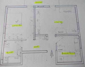 Lakás 2 szobák kiadó on Cluj-napoca, Zóna Borhanci