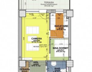 Lakás 2 szobák eladó on Cluj-napoca, Zóna Marasti