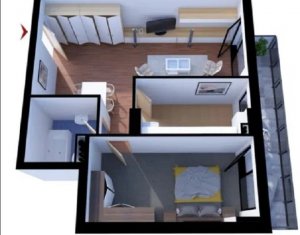Appartement 2 chambres à louer dans Cluj-napoca, zone Gheorgheni
