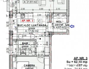Lakás 2 szobák eladó on Cluj-napoca