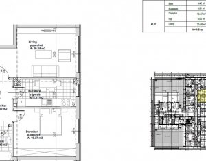 Lakás 2 szobák eladó on Cluj-napoca, Zóna Andrei Muresanu