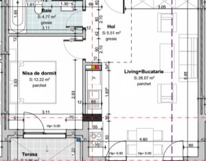 Lakás 2 szobák eladó on Cluj-napoca, Zóna Gheorgheni