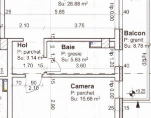 Lakás 2 szobák eladó on Cluj-napoca, Zóna Gheorgheni