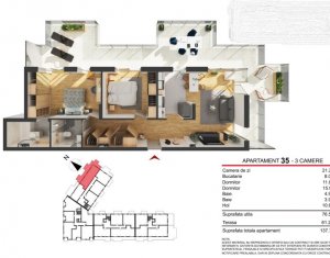 , 76m2 on Cluj-napoca, Zóna Marasti