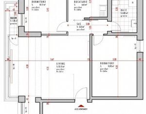 Lakás 3 szobák eladó on Cluj-napoca, Zóna Zorilor