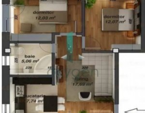 Lakás 3 szobák eladó on Cluj-napoca, Zóna Zorilor