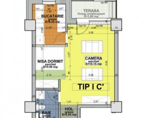 Lakás 1 szobák kiadó on Cluj-napoca, Zóna Gheorgheni