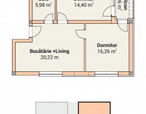 Lakás 3 szobák eladó on Cluj-napoca, Zóna Apahida
