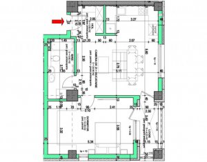 Lakás 2 szobák eladó on Floresti