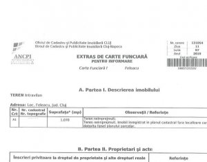 Telek eladó on Cluj-napoca, Zóna Faget