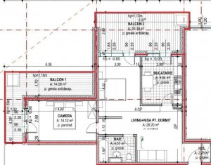 Lakás 2 szobák eladó on Cluj-napoca, Zóna Zorilor