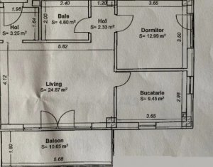 Lakás 2 szobák eladó on Cluj-napoca, Zóna Centru