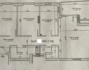 Lakás 3 szobák eladó on Cluj-napoca, Zóna Centru
