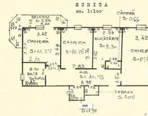 Lakás 3 szobák eladó on Cluj-napoca, Zóna Marasti
