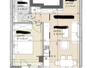 , 49m2 on Cluj-napoca, Zóna Bulgaria