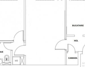 Lakás 2 szobák eladó on Cluj-napoca