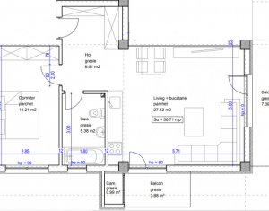 Lakás 2 szobák eladó on Floresti