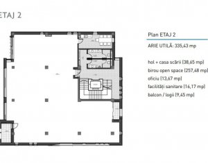 Birouri moderne in cladire clasa A, 630 mp, Buna Ziua