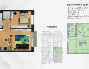 , 49m2 on Cluj-napoca, Zóna Centru