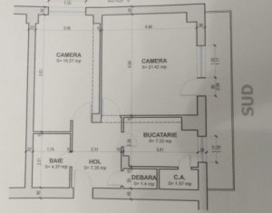 Lakás 2 szobák eladó on Cluj-napoca, Zóna Gheorgheni
