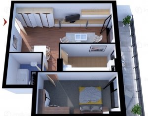 Lakás 2 szobák kiadó on Cluj-napoca, Zóna Gheorgheni