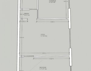 Lakás 2 szobák eladó on Cluj-napoca, Zóna Manastur