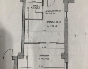 Lakás 2 szobák eladó on Cluj-napoca, Zóna Centru
