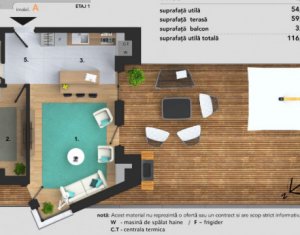 , 53m2 on Cluj-napoca, Zóna Buna Ziua