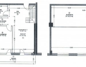 Lakás 2 szobák eladó on Cluj-napoca, Zóna Centru