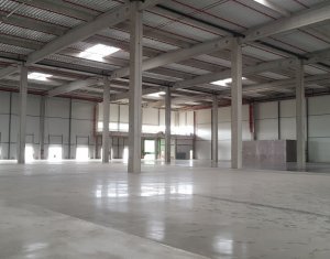 Depozit - hala, clasa A, nod autostrada A3 Gilau, 8629mp, H=10m, 14 dock-uri