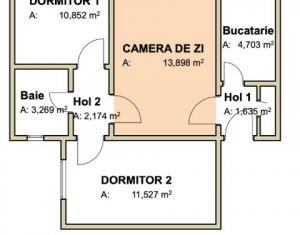 Lakás 3 szobák eladó on Cluj-napoca, Zóna Grigorescu