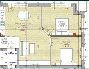 Lakás 3 szobák eladó on Cluj-napoca, Zóna Marasti