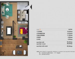 , 55m2 on Cluj-napoca