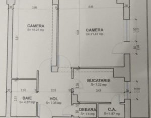Lakás 2 szobák eladó on Cluj-napoca, Zóna Gheorgheni